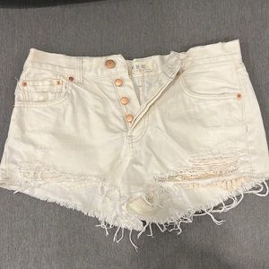 Free people white short